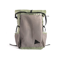 and wander 24秋冬新款男士织物撞色双肩包银泰百货精品 301574