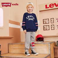 Levi's李维斯童装儿童裤子男女童春秋款长裤梭织宝宝休闲运动裤 花纱灰 160 /66 【身高152-158cm】