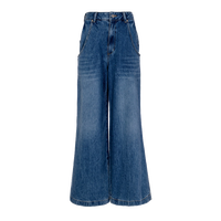 SJYP 24秋冬女士时尚显瘦水洗阔腿牛仔裤银泰百货精品 301574