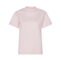 STUDIO NICHOLSON 春季纯色棉质简约休闲日常运动女圆领短袖T恤