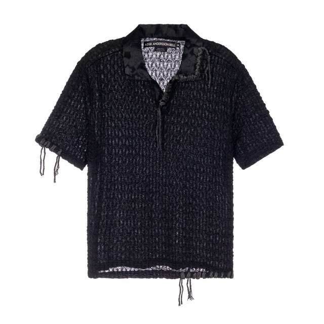 Andersson Bell 24春夏男士美式休闲短袖POLO衫银泰百货 301574