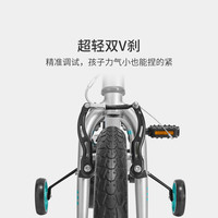 萌大圣儿童山地自行车14寸16寸20寸轻量化山地车 14寸【身高95-120cm】 闪银色
