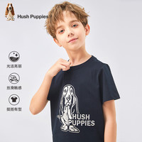 暇步士(Hush Puppies)【经典款】童装儿童男女大童夏季轻薄舒适青春活力马卡龙色系短袖