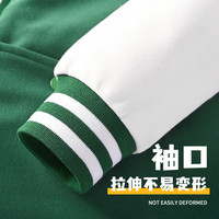 LA CHAPELLE KIDS女童外套春秋季儿童棒球服中大童宽松休闲长袖夹克百搭印花上衣 开花兔_背粉白 110cm