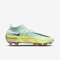 NIKE耐克暗煞足球鞋 Phantom GT2 高端FG人造草飞盘训练运动鞋 Football Grey/Light Marin M 6 / W 7.5