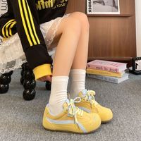 大孚飞跃 飞跃超火复古德训鞋2025新款女鞋潮流小众百搭休闲鞋韩版软底板鞋