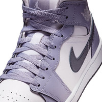 NIKE耐克男子篮球鞋AJ1 JORDAN 1 MID运动鞋DQ8426-145白紫40.5