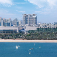 步行五分钟就是海！暑假/五一后两日均不加价！厦门日航酒店 城景房2晚连住（含双早+迷你吧等）