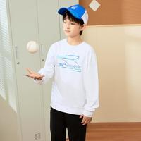 361°儿童春秋男童套头卫衣舒适中大童运动卫衣女童小童长袖上衣