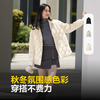 波司登(BOSIDENG)轻薄羽绒服女短款90绒衬衫领商务通勤风宽松显瘦休闲百搭保暖外套 【店长推荐】