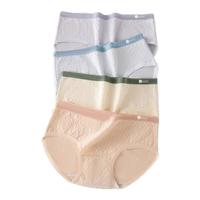 内裤女纯棉全棉抗菌裆2025A类医用级中腰少女纯棉三角裤