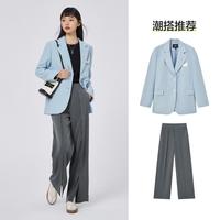 森马 Semir秋季女外套休闲西服女款设计都市时尚休闲商务通勤外套