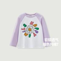 【基础百搭儿童T恤】迷你巴拉 MINI BALA 巴拉男女童插肩袖长袖宝宝纯棉上衣