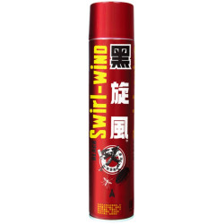 black swirl-wind 杀虫剂喷雾家用室内除蚊跳蚤灭蚂蚁苍蝇蟑螂药气雾剂非无毒