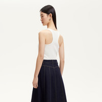 【百搭王】Vero Moda背心女2025夏淡人修身弹力工字吊带背心 黑色 L