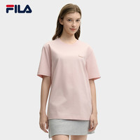 FILA 情侣短袖T恤男2025多彩运动户外休闲百搭上衣女圆领健身
