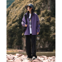 秋季潮牌中性风立领开衫包条插肩袖户外运动休闲男女式同款套装