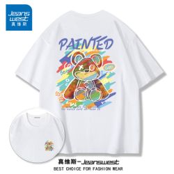 真维斯 圆领夏季纯棉潮流T恤休闲卡通T恤潮流动漫