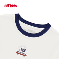  BALANCE4-14岁男女儿童夏季款创意圆领短袖T恤 象牙白 140 身型140cm