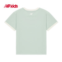  BALANCE4-14岁男女儿童夏季款创意圆领短袖T恤 薄荷绿 160 身型160cm