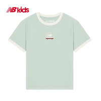  BALANCE4-14岁男女儿童夏季款创意圆领短袖T恤 薄荷绿 140 身型140cm