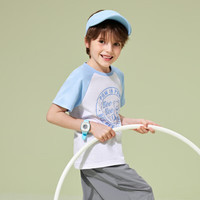 PawinPaw【限时特价2.0】卡通小熊童装2024年夏季男女童短袖T Blue蓝色/50 100 cm