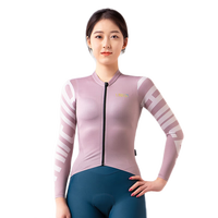 兰帕达锦绣骑行服款长袖春夏防晒透气速干骑行服款上衣