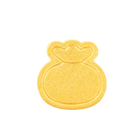 喜又喜 足金9999一克金系列投资收藏 福运满袋