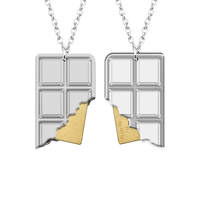 天中金 甜蜜巧克力银条可佩戴配饰 5克999足银 送礼佳选 巧克力银条套装5g-999足银