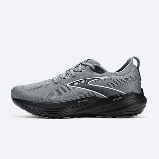布鲁克斯（BROOKS）男子透气缓震跑鞋Glycerin 22甘油22 浅铁灰/乌木色/浅灰白 44.5 