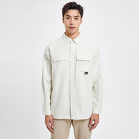 可隆 KOLON SPORT长袖衬衫男宽松版型户外休闲衣通勤都市潮流内搭