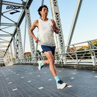 BROOKS 男子透气缓震跑鞋Glycerin 22甘油22 光亮白/冬季蓝/黑色 43