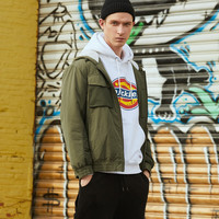 dickiesDickies棉服 多口袋撞色拼接连帽夹克 男式休闲百搭厚外套 9486