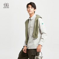 可隆 KOLON SPORT户外休闲衣男款运动内搭上衣露营长袖衬衫秋