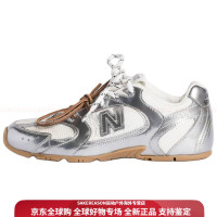  BALANCE x 缪缪 NB 530 新年系列 圆头系带 低帮 生活休闲鞋 女款 银色 38.5
