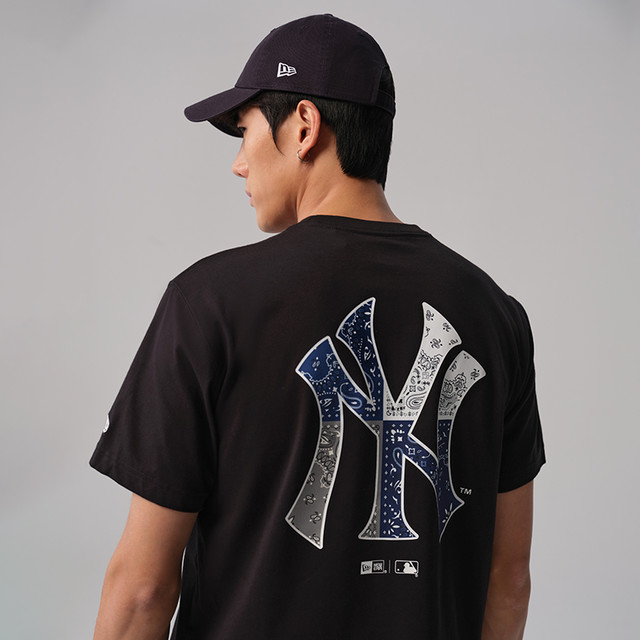 NEW ERA ERA 纽亦华 CoolEra面料透气腰果花短袖T恤