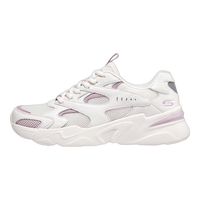斯凯奇（Skechers）女鞋时尚春夏透气百搭小白鞋拼接轻便老爹鞋复古跑步休闲运动鞋潮