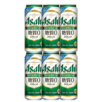 朝日 Asahi 0糖低卡啤酒 500ml*6