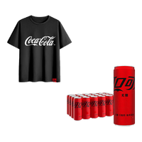  Coca-Cola/可口可乐 汽水碳酸饮料+T恤
