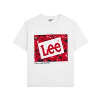 李 Lee男女中大童短袖T恤2025夏季薄款纯棉儿童上衣经典印花潮