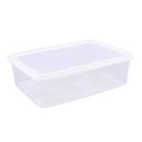 保鲜盒长方形塑料透明冰箱收纳储物盒冷冻食品级密封盒子商用