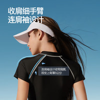 Umay佑美泳衣女款修身泡温泉女士泳衣遮肚显瘦遮肉游泳馆温泉连体保守 L 三件套【连体裙+游泳镜+水滴帽】藏青.