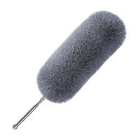 鸡毛掸子除尘扫灰家用打扫天花板缝隙灰尘可伸缩扫蜘蛛网清洁 酒红色