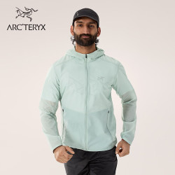 ARC'TERYX INCENDO AIRSHELL HOODY 轻量 男子 风壳夹克 STONE GREEN/原石绿 L