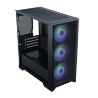 先马(SAMA)小朱雀 台式机电脑机箱MATX双面铁网防尘散热小机箱游戏240水冷支持8个风扇位 小朱雀_+黑框红叶风扇*2个(无光)