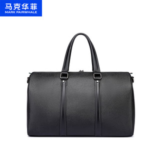 马克华菲秋季商务出差旅行包时尚百搭手提包袋大容量ins斜挎包 黑色