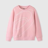 ASICS/亚瑟士童装男女儿童春季中大童圆领印花休闲卫衣LOGO款