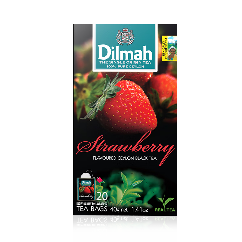  Dilmah/迪尔玛 独立锡纸包 草莓味红茶