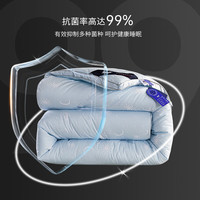 安睡宝（SOMERELLE）被子 七孔纤维 纯棉抗菌被芯母婴A类春秋被英威达全棉冬被 加厚冬被星月蓝-尊贵版 200*230cm