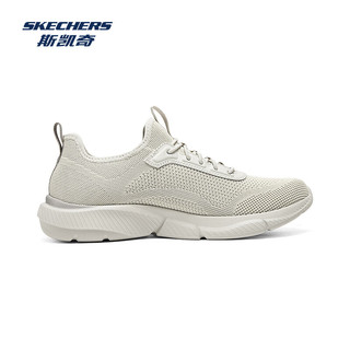 斯凯奇（Skechers）2025男士复古运动鞋轻质透气舒适百搭时尚鞋 灰褐色/TPE 44
